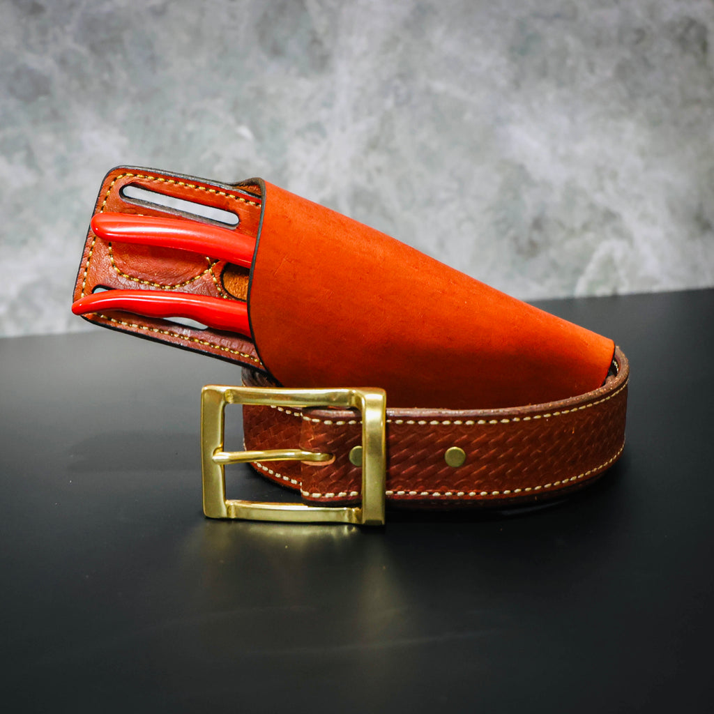 Handmade leather sheath for Corona Shears ACR Design Co