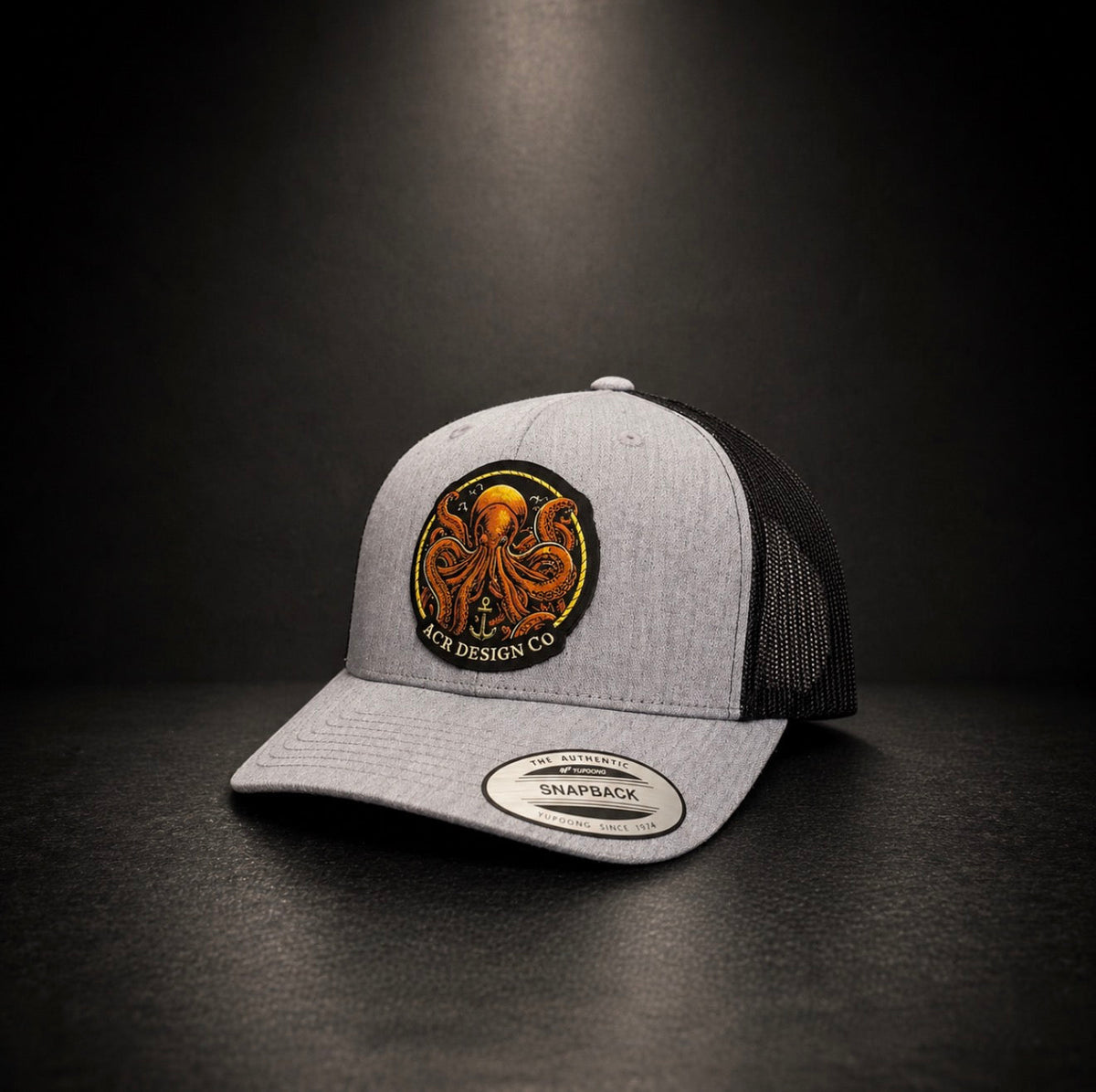 Chasing Depths Leather Patch Trucker Hat. – ACR Design Co
