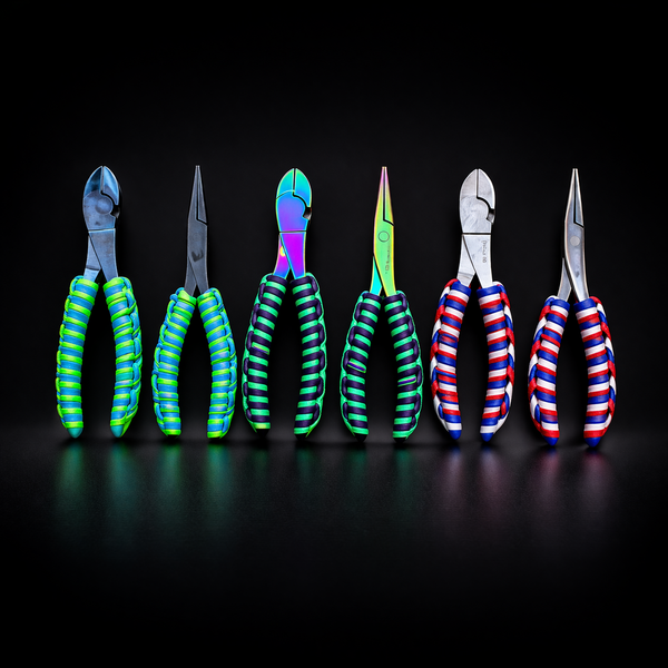 Paracord wrapped Angler pliers and diagonal cutters. ACR Design Co