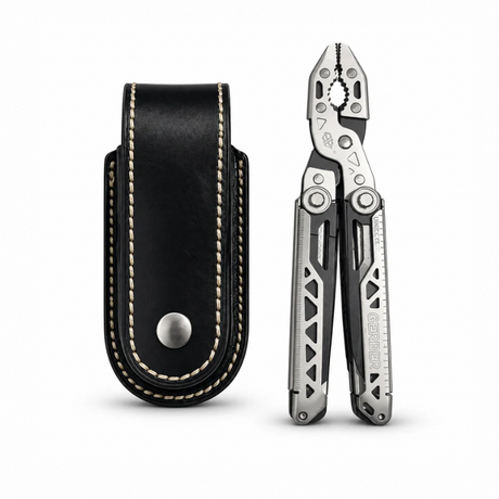 ACR Handmade Leather Gerber Multi-Tool Holster with Snap Closure – EDC Belt Holder ACR Design Co