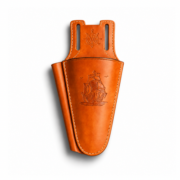 Single Plier Sheath with spike holder . Designed with a Clip and Belt loops. ACR Design Co