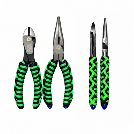Custom Quinn Paracord Wrapped Fishing Pliers & Diagonal Cutters ACR Design Co
