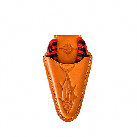 ACR Handmade Fishing Leather Sheath Combo – Includes Your Choice of Braided Line Cutter or Split Ring Pliers ACR Design Co