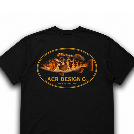 Calico Bass Shirt. ACR Design Co