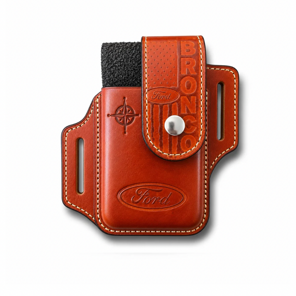 Premium Handmade Leather Phone Belt Holster Case – Full Grain Leather, Made in USA ACR Design Co