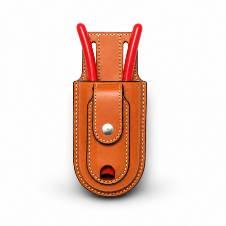 ACR Handmade Leather Milwaukee Pruner & Utility Knife Sheath Holster with Belt Loop & Metal Clip – Fits 3/4” & 1” Pruners ACR Design Co