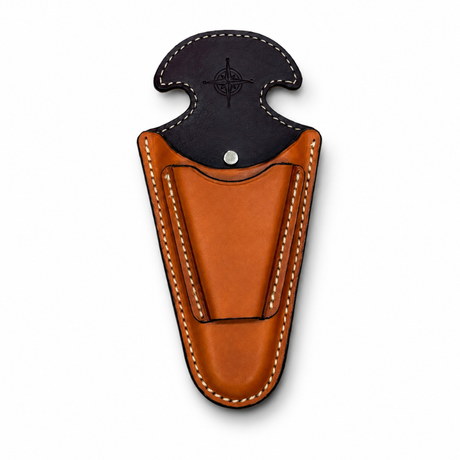 ACR Handmade Fishing Leather Single Tool Sheath. Designed with a Clip ACR Design Co