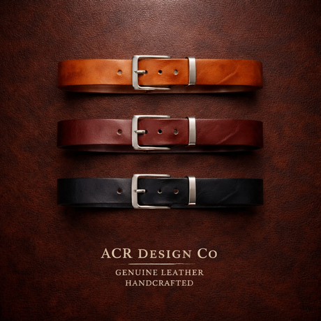 Smooth Classic Leather Belt ACR Design Co