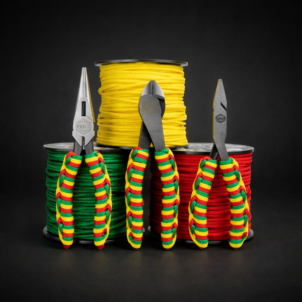 Paracord wrapped Doyle pliers and diagonal cutters ACR Design Co