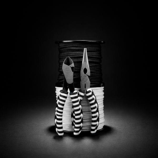 Paracord wrapped Quinn pliers and diagonal cutters ACR Design Co