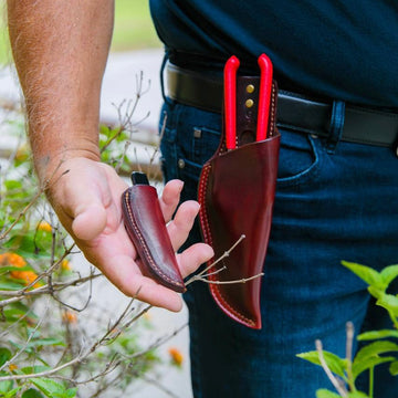 Handmade leather sheath for Corona Shears ACR Design Co